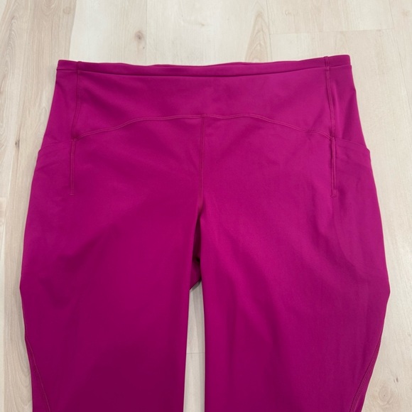 EUC Lululemon Swift Speed High-Rise Crop 21" Size 20 LW6CBKS Magenta Purple - Picture 4 of 16
